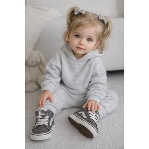 Vans Glitter High Top Sneakers Toddler Size 6T Off The Wall New